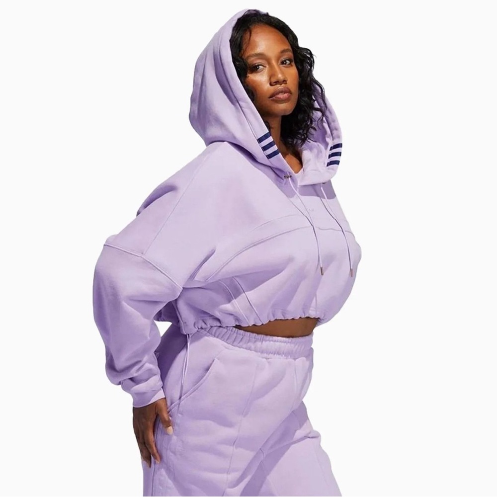 Adidas x Ivy Park Cropped Sweatshirt and Sweatpants